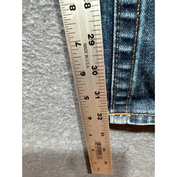 True Religion Mens Ricky Distressed Straight Flap Jeans Size 38 - Picture 8 of 12